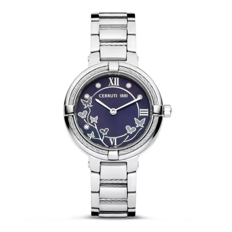 SS CASE/BRACELET+BLUE MOP DIAL