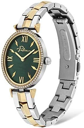 PL L OLINVILLE GP CASE GRN MOP DIAL TT SS/GP BRT