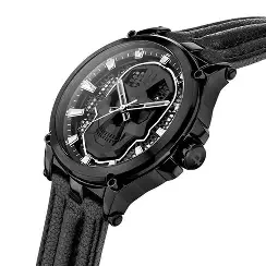 IPB CASE,BLACK SKULL DIAL/STRAP