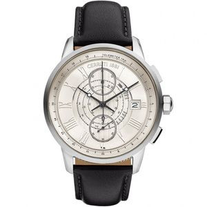 CER G WCH SS CAS BLK DIAL BLK LTR STP