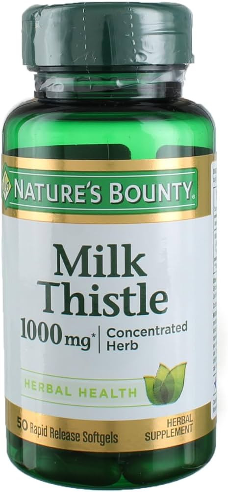 NATURES BOUNTY MILK THISTLE 1000MG TAB 50S