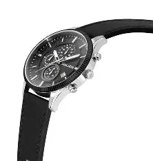 2T SS/IPB CASE,BLACK DIAL,BLACK STRAP