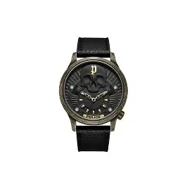 IPG CASE,BLACK DIAL, BLACK LEA
