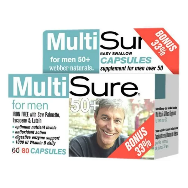 WEBBER NATURALS MULTISURE MEN 50+ 60'S