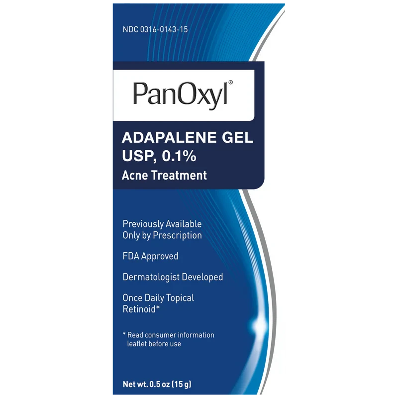 PANOXYL ADAPALENE GEL 0.1% ACNE TMENT 15GM