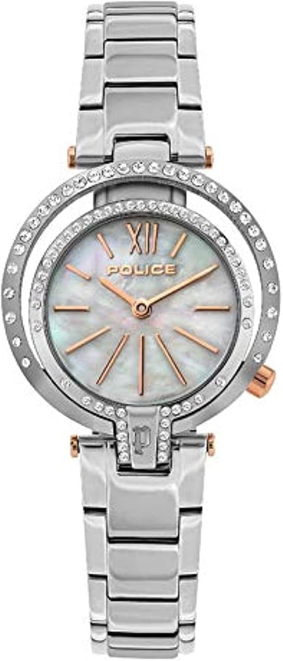 PL L ARANUI SIL CASE WHT DIAL TT-SS/RG BRACELET