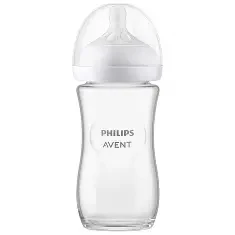PHILIPS AVENT NATURAL 3.0 FEEDING GLASS BOTTLE 240ML SCY933/01