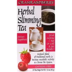 HERBAL SLIMMING TEA CRANSRASBERRY BAGS 24 S EACH