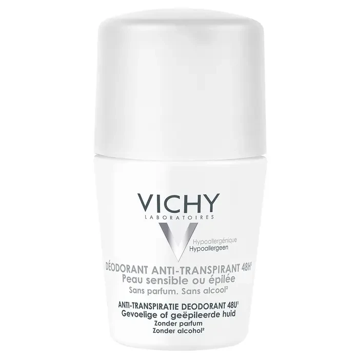 VICHY DEO ROLL ON 48 HOURS SENSITIVE WHITE CAP 50 ML