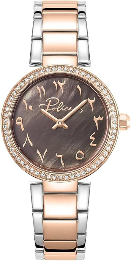 IPRG CAS W/STONE,BRN MOP DIA,2T IPRG/SS BRA