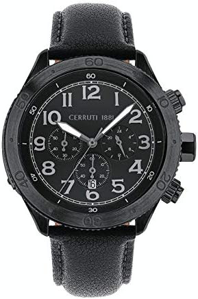CER G GUN/BLK CAS BLK DIAL BLK LTR STP