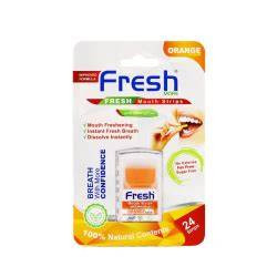 FRESH BREATH STRIP ORANGE 24S