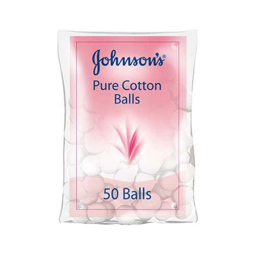 JOHNSONS PURE COTTON BALLS 50 S EACH