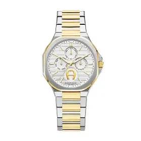 Aigner Trieste Gents Stainless Steel/Gold Plate Silver Dial Stainless Steel/Gold Plate Bracelet.