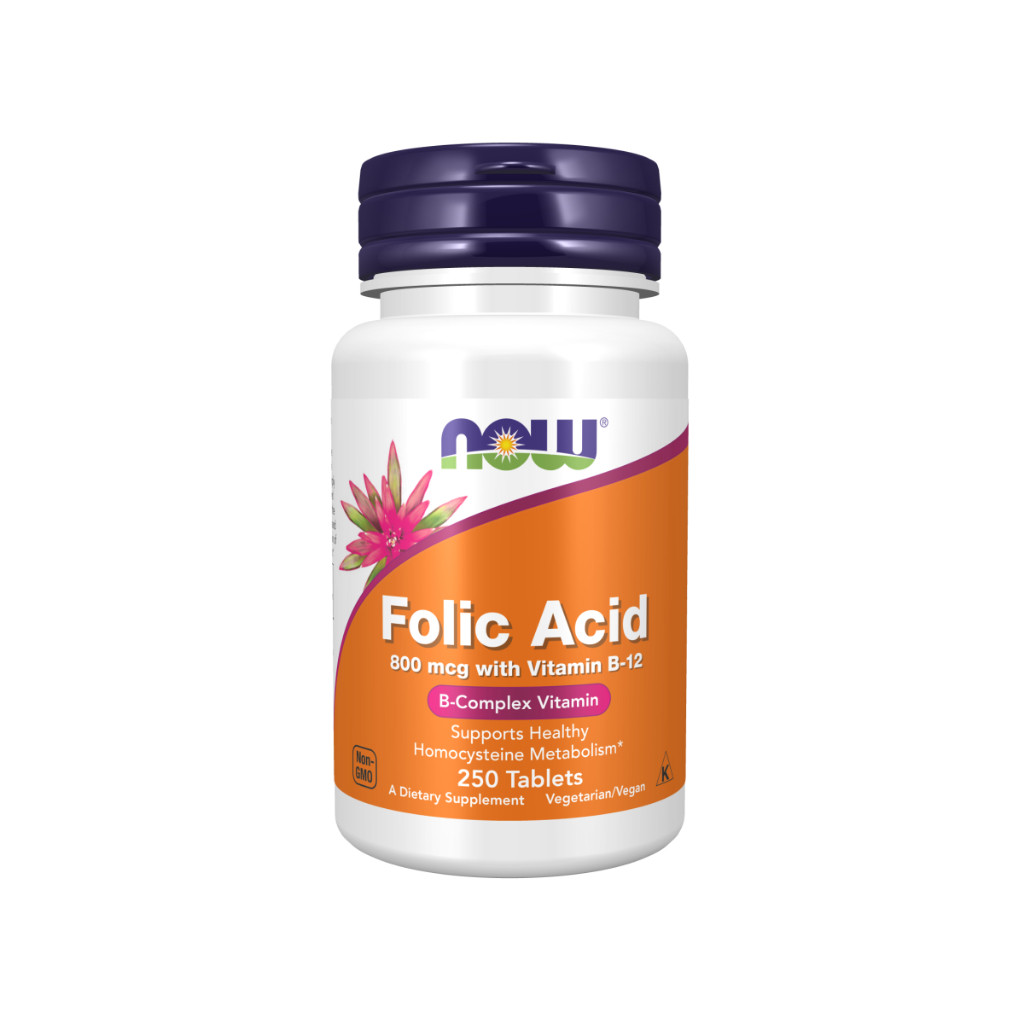 NOW FOLIC ACID TAB 800 MCG 250 S