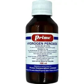 PRIME HYDROGEN PEROXIDE SOLUTION 100 ML