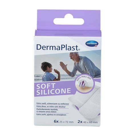 DERMAPLAST SOFT SILICONE 8'S