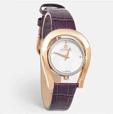 AIG CAP-L SS/RG CASE WHT MOP DIAL DRK PRPL LTR STP