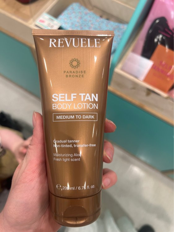 REVUELE SELF TAN BODY LOTION MEDIUM TO DARK 200ML