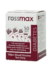 ROSSMAX GLUCOSE TEST STRIP 50S