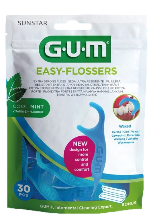 GUM EASY FLOSSER 30S