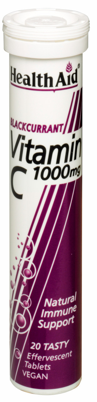 HEALTHAID VITAMIN C BLACK CURRANT 1000MG