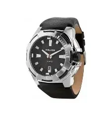 PL G GEAR SS CASE BLK DIAL BLK LTR