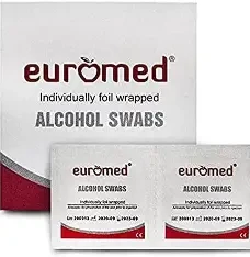EUROMED ALCOHOL SWAB 100'S EM-0101