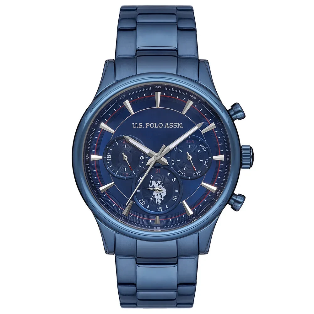 USPA1010-02 MEN'S QUARTZ MESH BAND WATCH 45 MM