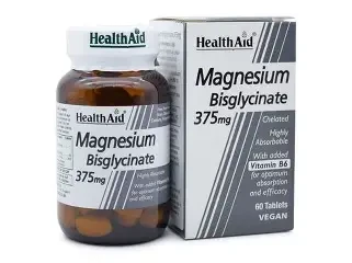 HEALTHAID MAGNESIUM BISGLYCINATE 375MG 60S