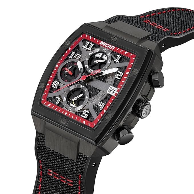 DUCATI DT088 BLACK DIAL BLACK CASE BLACK STRAP