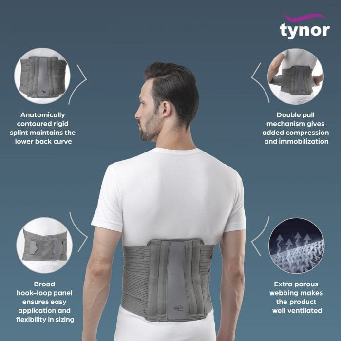 TYNOR CONTOURED L.S SUPPORT A07 L
