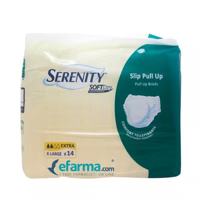 SERENITY SOFT DRY PULL UP BRIEF XL 14S