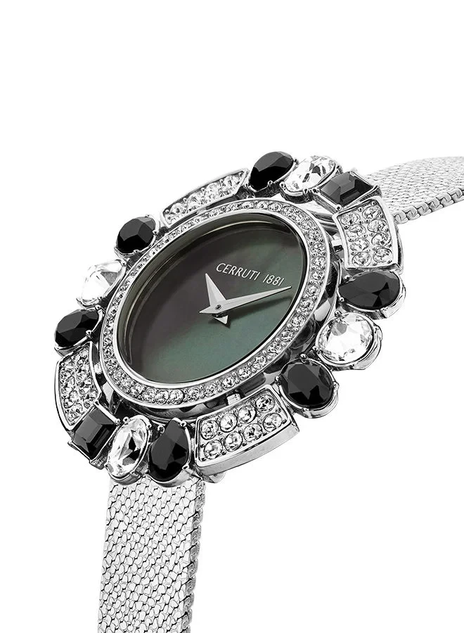 CER L BEVAGNA SS CAS+MESH BAND,BLU MOP