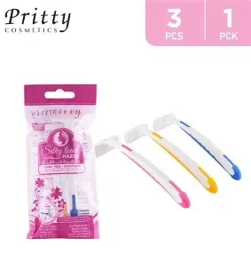 PRITTY RAZOR FACIAL 3PC/PACK FR TV 3PE