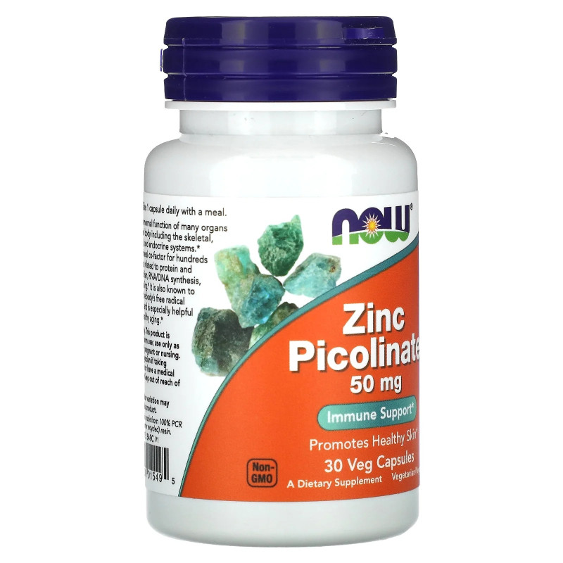 NOW ZINC PICOLINATE 50 MG CAPS 60 S
