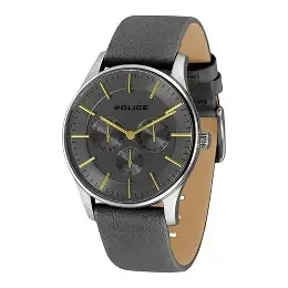 PL G COURTESY SIL CASE GUN DIAL GRY LEATHER