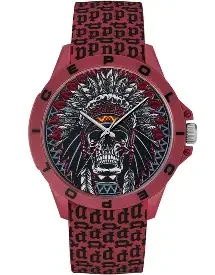 PLASTIC RED CASE/ DIAL/ SILICON