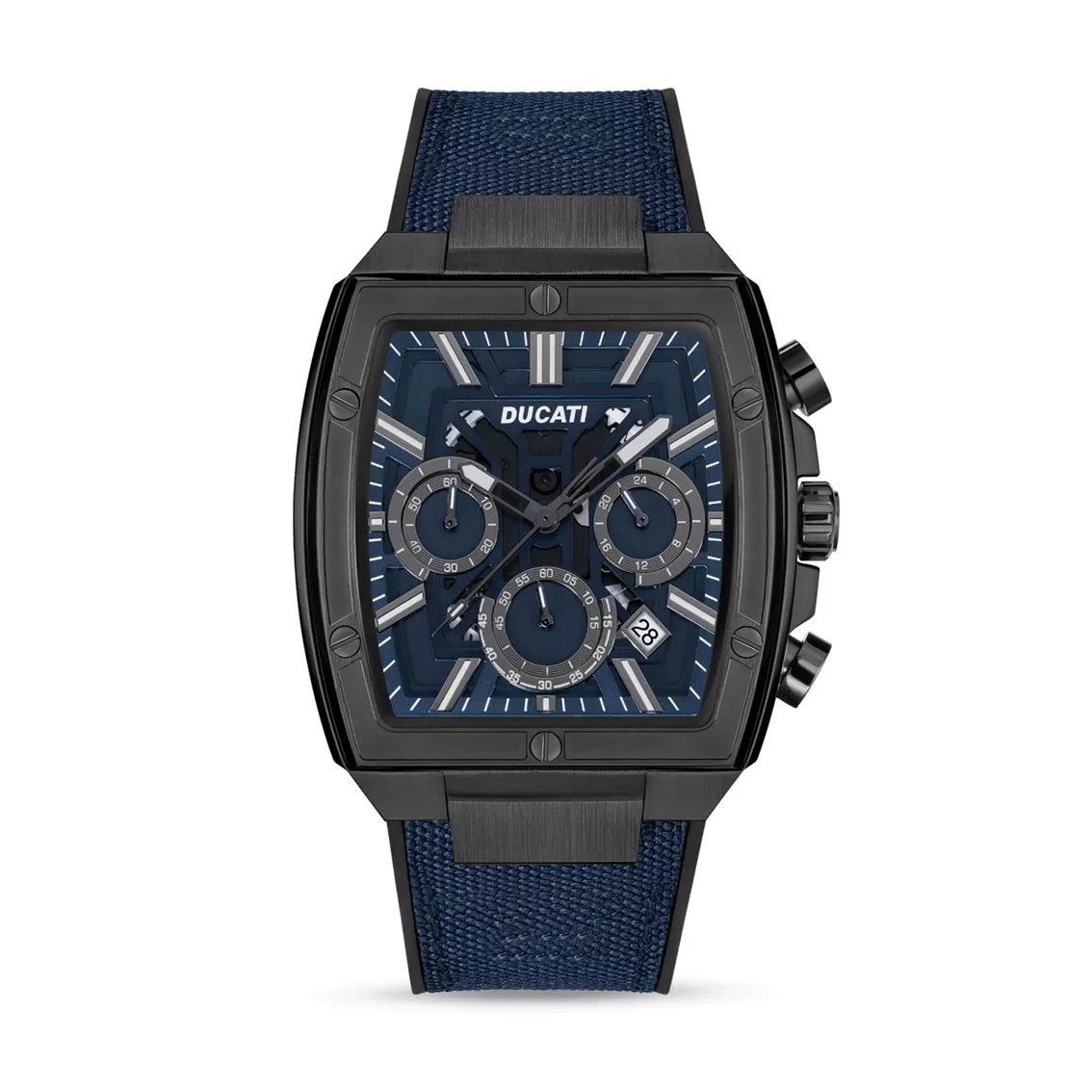 DUCATI DT005 GUN DIAL BLUE CASE BLUE STRAP