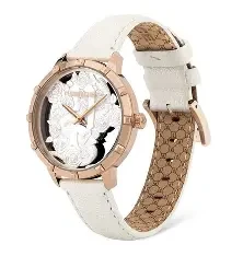 PL L MARIETAS RG CASE WHT DIAL WHT LEATHER