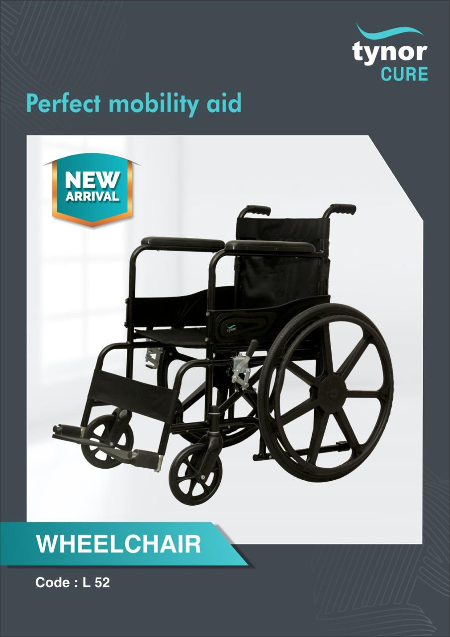 TYNOR STANDARD WHEEL CHAIR BLACK AA8098DE