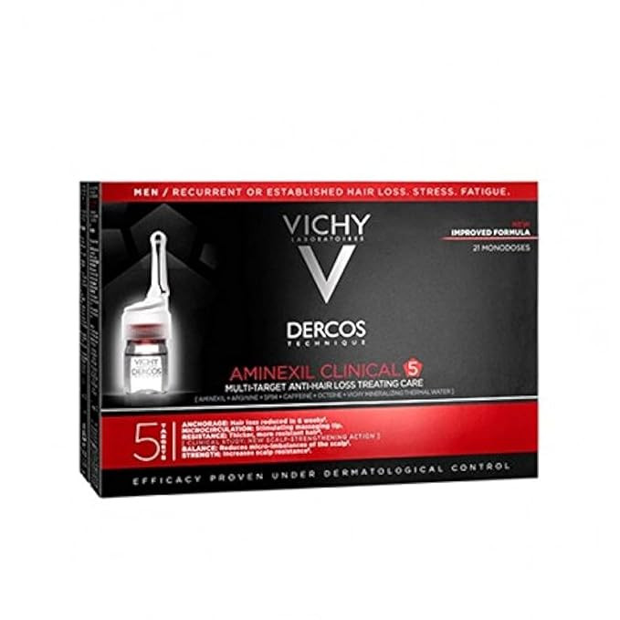 VICHY DERCOS AMINEXIL CLINICAL 5 AMP MEN 6 ML
