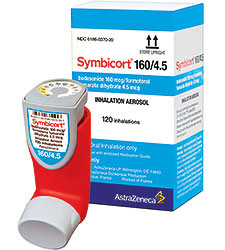SYMBICORT RAPIHALER 160/4.5 MCG 120DOSE