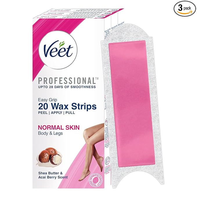 VEET WAX STRIPS NATURAL FACE ARGAN 20 S