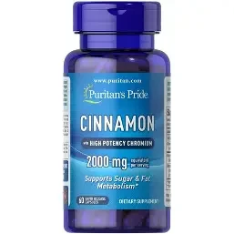 PURITAN'S PRIDE CINNAMON 2000MG CAPS 60'S