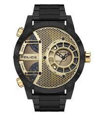 IP BLACK CASE / BRA, GILT DIAL