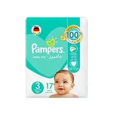 PAMPERS 3 MEDIUM 17 S