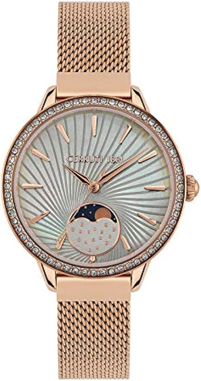 CER L RG CAS CHMPGNE GRY MOP DIAL RG MTL MESH BRT