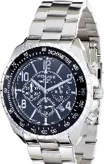 PL G NEW NAVY SIL CASE BLK DIAL SIL BRACELET