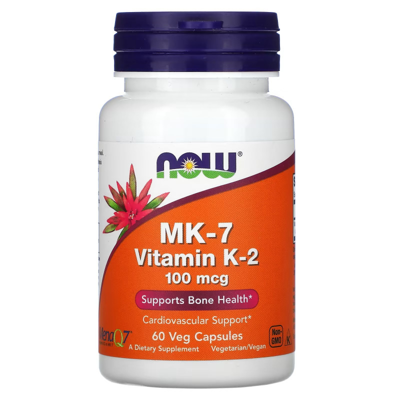 NOW VITAMIN K2 (MK7) 100MCG 60'S CAP
